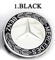 ฝาครอบดุมล้อ Mercedes BENZ เบนซ์ 75mm. ฝาพลาสติก ดุมล้อ AMG C-CLASS W172 w211 W205 W222 GLC CLS ST6