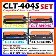 SET Compatible Samsung CLTK404S CLT K404S C404S M404S Y404S Xpress SL-C430 SL-C430W SL-C433W SL-C480