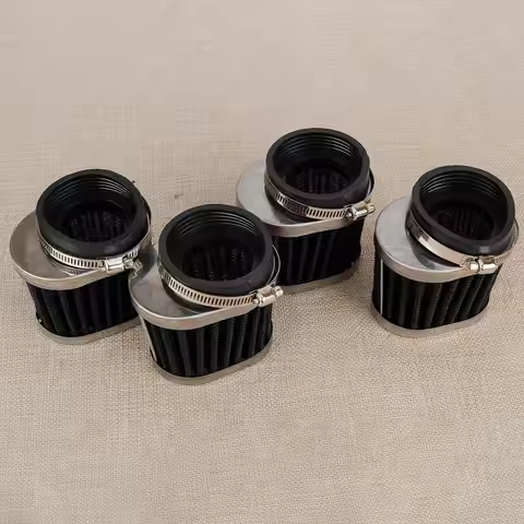 4pcs 54mm Carburetor Air Filter Pod Fit for Yamaha XJR1200 Honda CB650 CB750C CB900F Kawasaki GPZ750