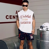 New Rose American Basketball Shorts Men's Quick-Drying Loose Training Fitness Sports Running Knee-Le