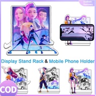 BEDDING COLLECTION รูมิ มิรา โซอี้ ชั้นวางแสดง Kpop Demon Hunters 2 ใน 1 ฮันทริกซ์ กริล ที่วางโทรศัพ