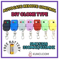 REMOTE AUTOGATE 330MHz/433mhz CLONE TYPE