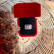 Cincin Lelaki Tunang Nikah Original Silver 925 Tahan Karat Adjustable Size
