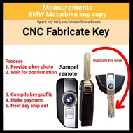 [KC K5001] BMW motorcycle KEY copy key with CNC machine auto key cut machine for open side boxes (no