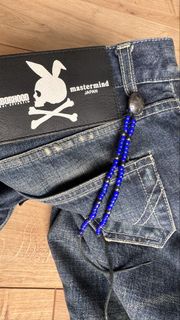 Neighborhood x Mastermind Japan Denim Jeans Skull Bunny Logo