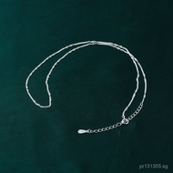Silver choker Choker925Pure Silver Women's Collarbone Chain New Style Without Pendant Trendy Unique2