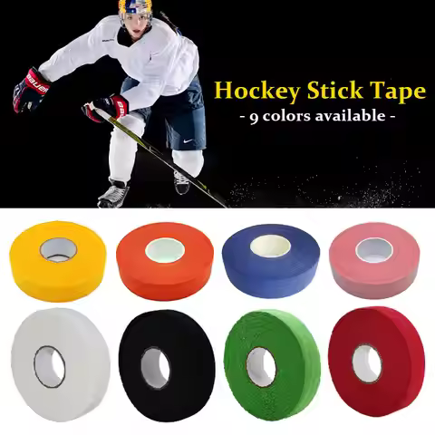 25M Hockey Tape 27 Yards Hockey Stick Tape, Self-Adhesive Badminton Handle Ice Hockey Grip Tape Roll