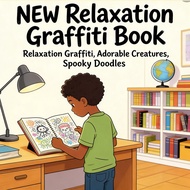 Creepy Spooky Graffiti Cutie Doodles Book 46 Relaxation Educational Coloring