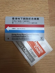 香港地鐵紀念車票