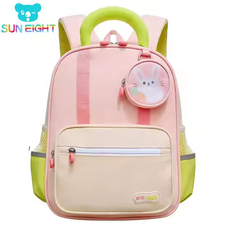 SUN EIGHT prschool Backpack for Girls Kids Backpack Cute 3D Cartoon School Bag for Baby Girl Boy 2-5