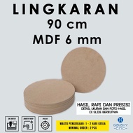 90 cm circle - 6 mm MDF - MDF board wooden MDF board/