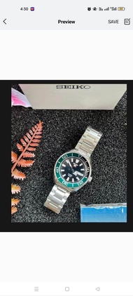 Seiko 5 24 jewels blue dial with rubber for free ( 100% automatic japan seiko watch )