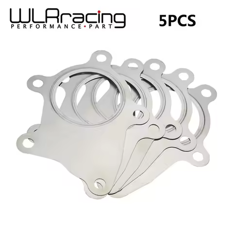 WLR RACING - 5pcs(lot) T3/T4 turbo discharge gasket Stainless Steel 304 Gasket A/R.63 discharge gask