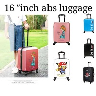 3D Cartoon 16 Inch Travel & School Trolley Kids Luggage Bag ABS LUGGAGE