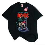 Ossu Official "ACDC Money Talks World Tour 1990/91" Regular T-Shirt | Stone Wash | Black Black Black