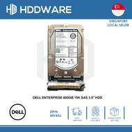DELL ENTERPRISE 600GB 15K SAS 3.5'' HDD // 00VX8J // 9FN066-057 // ST3600057SS
