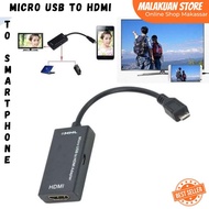 Micro USB to HDMI MHL Adapter for Smartphone Connecting Cable/ hp to TV HDMI Adapter