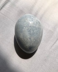 閃亮天青石 蛋型擺設 水晶 盆景 crystal 擺件