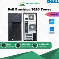 PC i5 Dell Precision 3620 Tower Intel Core i5 (7th Gen) / 8GB RAM / 256GB NVME / Win 11 Pro (Refurbi