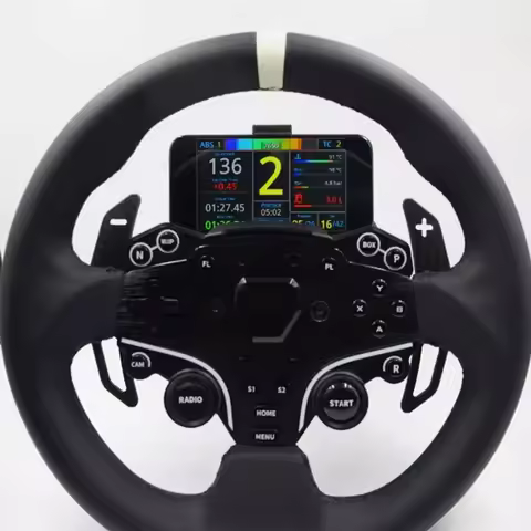 Universal Adjustable Phone Holder Mount Stand Compatible with MOZA R5 R3 R9 R12 FANATEC SIMAGIC Base