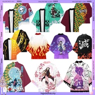 New Anime Demon Slayer Kimono Zenitsu Tanjirou Cosplay Haori Cardigan Casual Tops
