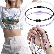 Adjustable Invisible Clothes Clip Elastic Strap Crop Top Maker Waist Cincher for Sweatshirt
