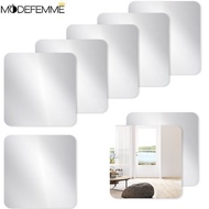 [ Featured ] HD Mirror Sticker for Background Decoration - DIY Square Wall Sticker - Self-adhesive A