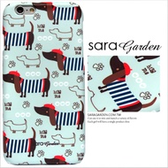 【Sara Garden】客製化 手機殼 蘋果 iPhone 6plus 6SPlus i6+ i6s+ 手繪 插畫 狗狗 踏青 保護殼 硬殼