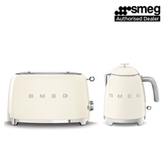 Smeg Breakfast Set Mini Kettle KLF05CRUK + Toaster TSF01CRUK (Cream)
