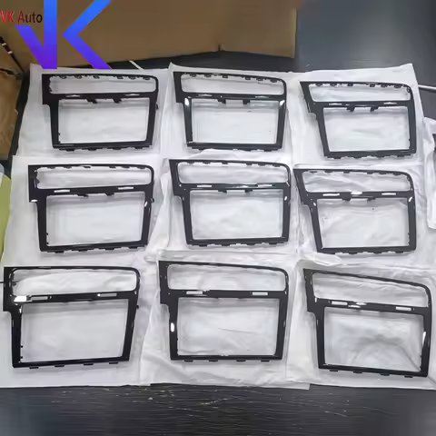 8" 9.2" Piano Black MIB 2 Radio LHD RHD Frame For VW Golf MK7 Golf MK7.5 Screen Bezel Decorative Tri