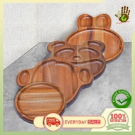 Simply Creative Wooden Kiddie Plate- Kid's Plates, appetizer plates