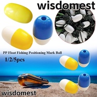 WISDOMEST 1/2/5pcs PP Float Balls Kayak Marine Boat Accessories Boat Anchor Canoe Floating Markers