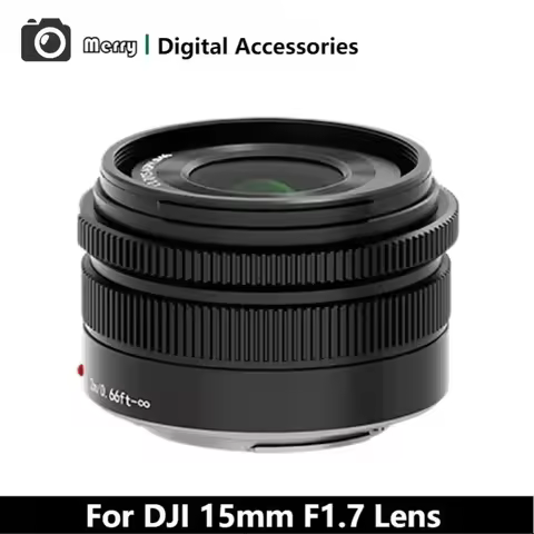 New Genuine For DJI 15mm F1.7 M4/3 Mount Lens For Panasonic GF6 GF7 GF8 GF9 GF10 GX85 G85 For Olympu
