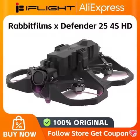 Rabbitfilms x iFlight Defender 25 HD 4S Cinewhoop Drone BNF with DJI O3 Air Unit for FPV