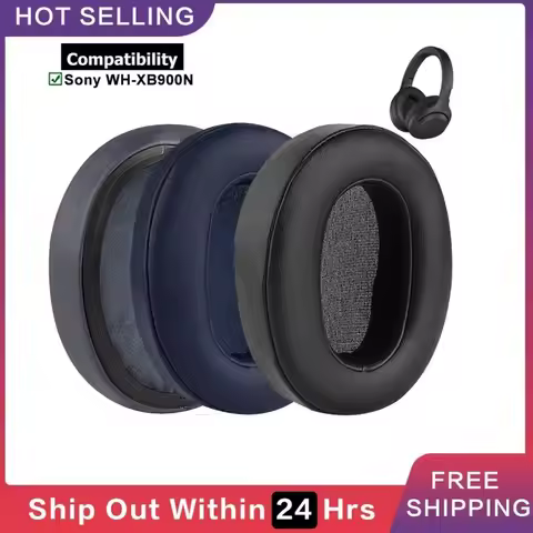 Replacement Potein Leather Earpads Ear Pad Cushion Cover Repair Parts For Sony WH-XB900 WH XB900 XB9