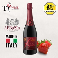 Abbazia Bevanda Strawberry flavour sweet wine Sparkling Alc:7% 750ml 100% Original ✔Duty paid (Italy