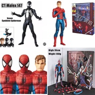 CT Mafex 075 SpiderMan Peter Parker Action Figure Hobart Brown Anime Across The Spider Collection Fi