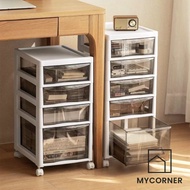MyCorner SG Stock | Moving Storage Cabinet with Wheels Installation Free Drawer Storage Cabinet