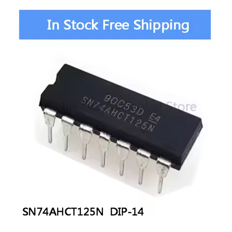 5-50pcs SN74AHCT125N 74AHCT125N DIP-14 Logic Chip IC Chip in Stock Wholesale