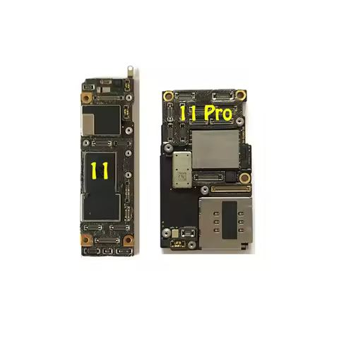 Original Unlocked for Iphone 11 Motherboard, Logic Board 64gb/256gb/512gb for Iphone 11/11 Pro/ Max 