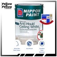 [Free Paint Set] Nippon Paint Odour-less Anti-Mould Ceiling White