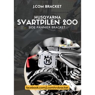 HUSQVARNA Svartpilen 200 Side Pannier Bracket Only By. Heavy Duty Bracket