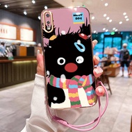 Casing HP For Samsung Galaxy A02 M02 A02s M02s F02s Case Casing Silicone HP Casing Black Bear Plated