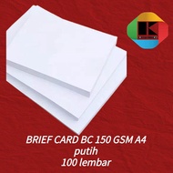 kertas bc 150 gsm bc 150gsm A4 putih 100 lembar