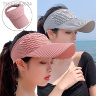 ♤❉ 2023 Spring Summer Women Empty Top Hat Hollow Out Breathable Baseball Caps UV Protective Sunshade Sun Hats Panama Visor Cap