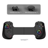 FHJIK D8Pro RGB จอยเกมแท็บเล็ต FPS จอยเกมสำหรับยืดโทรศัพท์มือถือ Android IOS สวิตช์ PS4พีซีทริกเกอร์