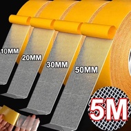Strong Double Sided Grid Fiber Cloth Base Tape Waterproof No Trace Carpet Fixation Adhesive Tape