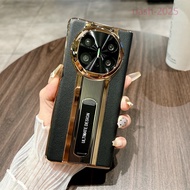 เคสสำหรับ Huawei Mate X6 Huawei Mate X5 X3กรอบ Electroplated แบบบูรณาการกรอบเคสหนังโทรศัพท์กันกระแทก