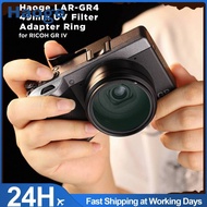 Haoge Lens Filter Adapter Ring for RICOH GR IV gr4 Digital Compact Camera Lens for GT-2 GW4 Wide Con