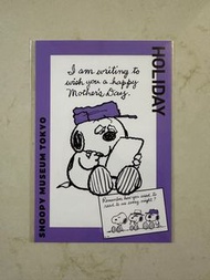 Snoopy Museum 限定 Olaf 奧拉夫 Post card （紫色框款）